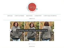 Tablet Screenshot of curvysewingcollective.com